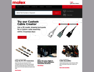 korean.molex.com screenshot