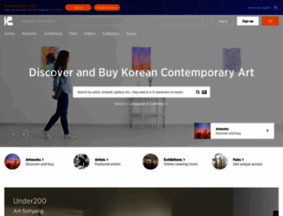 koreanartist.com screenshot