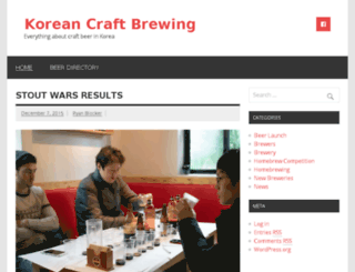 koreancraftbrewing.com screenshot