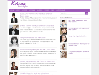 koreanhairstyle.net screenshot