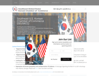 koreaseuschamber.org screenshot