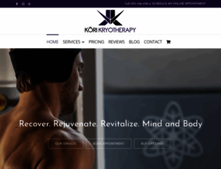 korikryotherapy.com screenshot