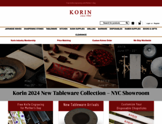korin.com screenshot