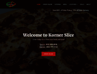 kornerslice.com screenshot