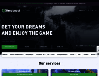 koroboost.com screenshot