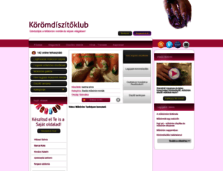 koromdiszitoklub.hu screenshot