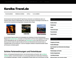 korsika-travel.de screenshot