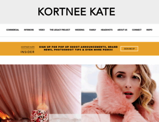 kortneekate.com screenshot