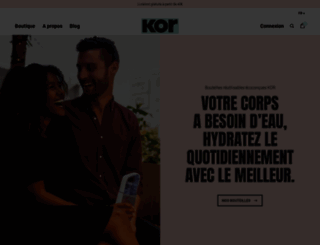 korwater.fr screenshot