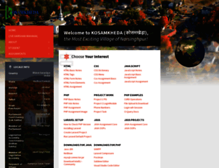 kosamkheda.com screenshot