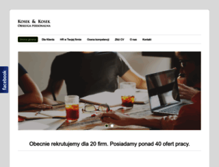 kosek.edu.pl screenshot