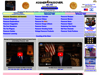 kosher4passover.com screenshot