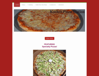 kosherpizzastation.com screenshot