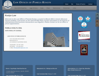 koslynlaw.com screenshot