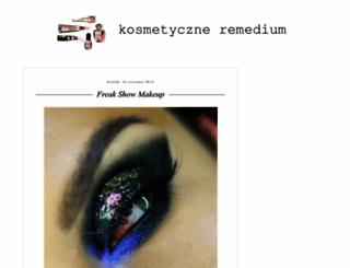 kosmetyczneremedium.blogspot.com screenshot