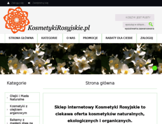 kosmetykirosyjskie.pl screenshot