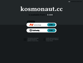 kosmonaut.cc screenshot