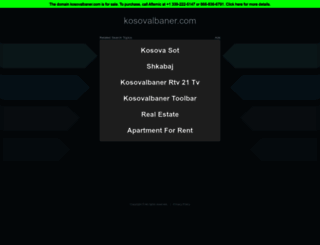 kosovalbaner.com screenshot