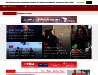 kosovapress.com screenshot