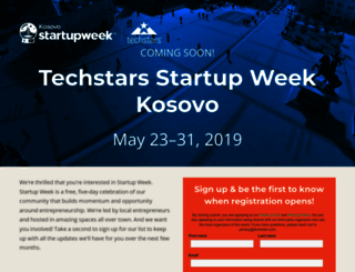 kosovo.startupweek.co screenshot