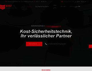 kost-sicherheitstechnik.de screenshot