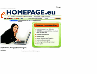 kostenlose.homepage.eu screenshot