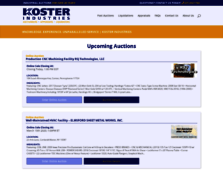 kosterindustries.com screenshot