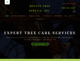kostostreeserviceinc.com screenshot