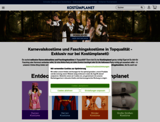 kostuemplanet.de screenshot