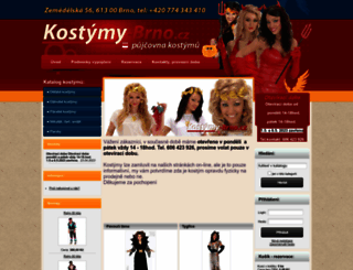 kostymy-brno.cz screenshot