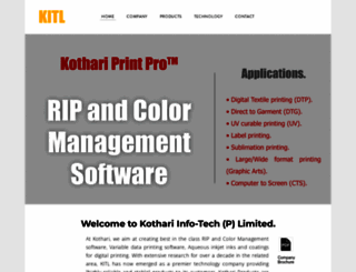 kothariinfotech.com screenshot