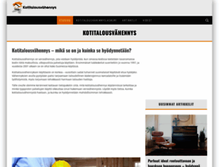 kotitalousvahennys.fi screenshot
