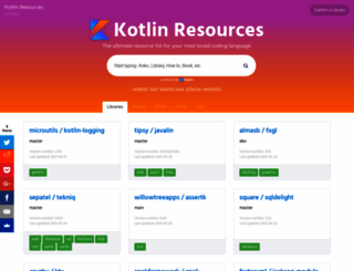 kotlinresources.com screenshot