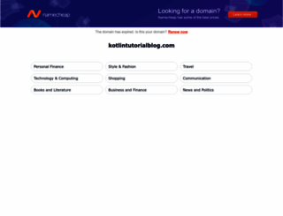 kotlintutorialblog.com screenshot