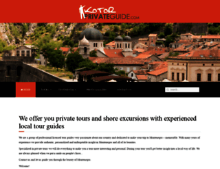 kotorprivateguide.com screenshot