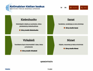 kotus.fi screenshot