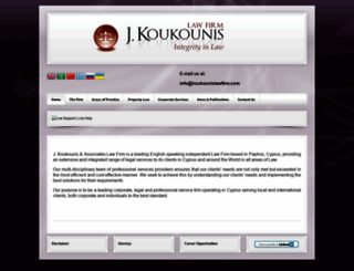 koukounislawfirm.com screenshot