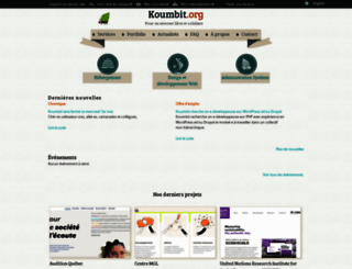 koumbit.org screenshot