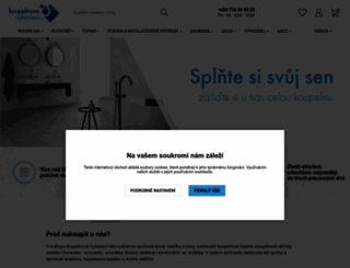 koupelnovevybaveni.cz screenshot