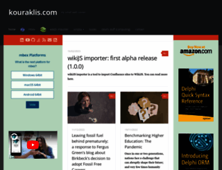 kouraklis.com screenshot
