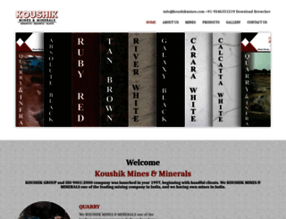 koushikmines.com screenshot