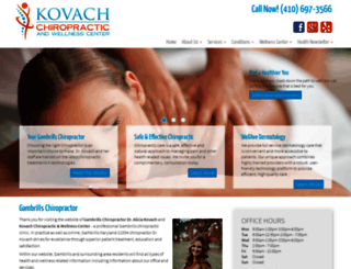 kovachchiropractic.com screenshot