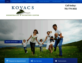 kovacschiropractic.com screenshot