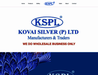 kovaisilver.com screenshot