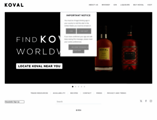 koval-distillery.com screenshot