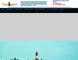 kovalam.com screenshot