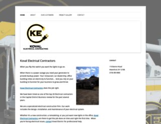 kovalcontracting.com screenshot