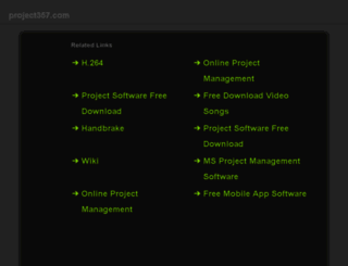 kovensky.project357.com screenshot