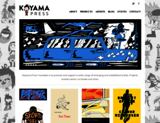 koyamapress.com screenshot