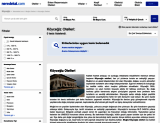 koycegiz.neredekal.com screenshot
